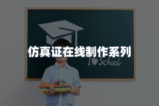 仿真证在线制作系列